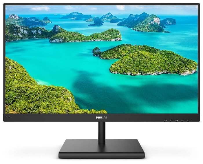 

Монитор 23.8" Philips 245E1S IPS, 2560x1440 (16:9), 250кд/м2, 4мс, VGA, HDMI, DisplayPort, черный (245E1S/(00/01)), 245E1S