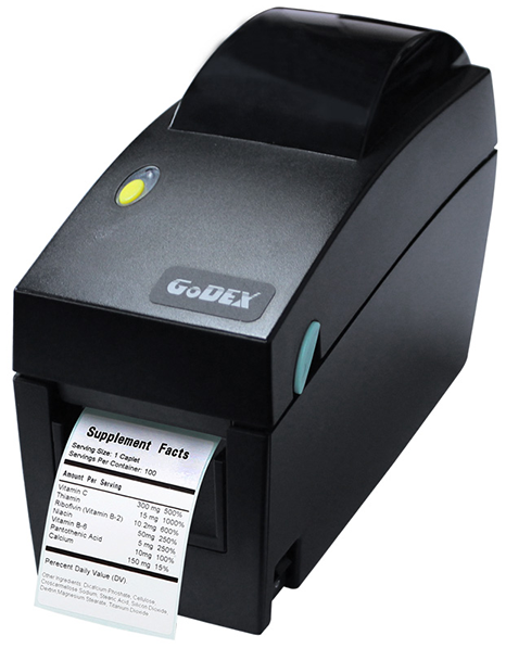 

Принтер этикеток Godex DT-2US, прямая термопечать, 203dpi, COM, USB (011-DT2D12-00A/011-DT2D52-00B), DT-2US