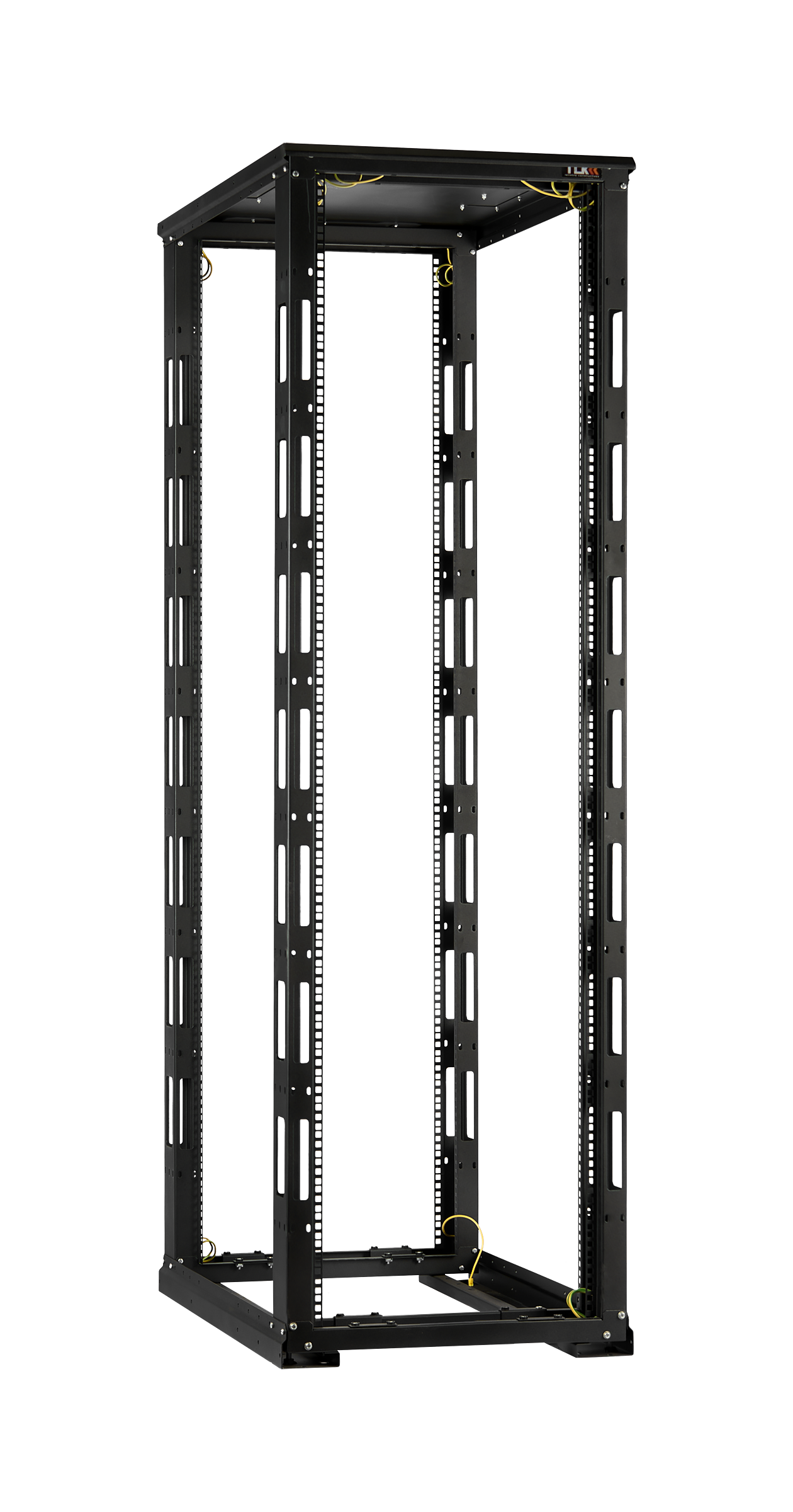 Стойка 47U, двухрамная, 600x1000 мм, черный, разборный (2 места), TLK DOUBLE (TRD-476010-R-BK)