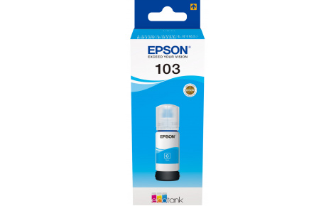 Чернила Epson 103 (C13T00S24A), голубой