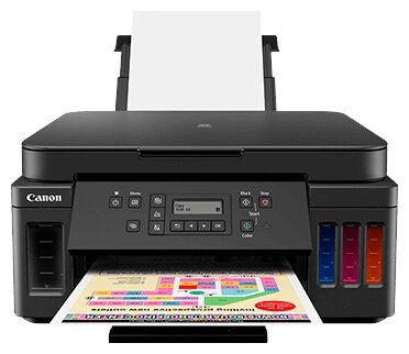 

МФУ струйный Canon Pixma G6040, A4, цветной, 13стр/мин (A4 ч/б), 6.8стр/мин (A4 цв.), 4800x1200dpi, дуплекс, СНПЧ, сетевой, Wi-Fi, USB (3113C009), G6040