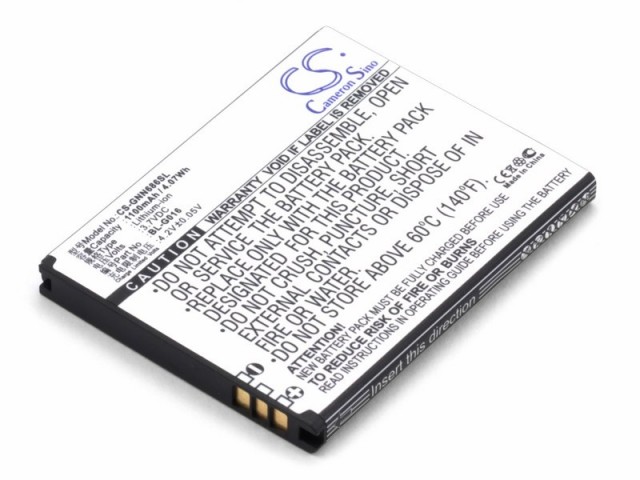 

Аккумулятор CameronSino CS-GNN686SL для Explay Infinity, Infinity II, 1100 (BL-G016), CS-GNN686SL