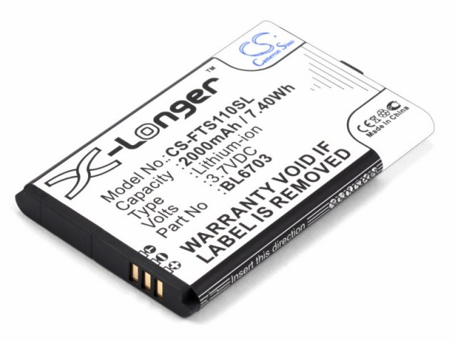 

Аккумулятор CameronSino CS-FTS110SL для Fly TS110, 2000 (BL6703), CS-FTS110SL