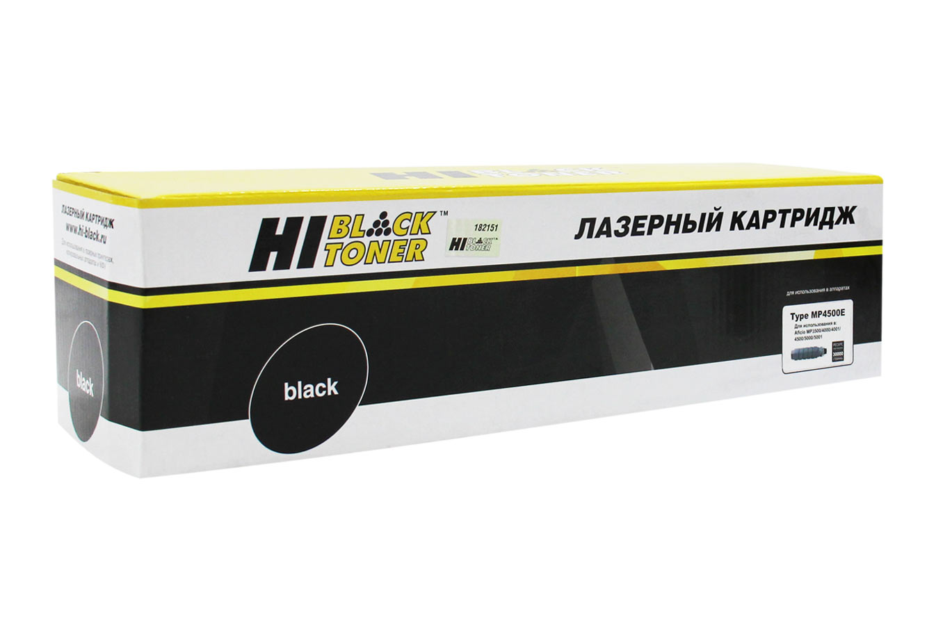 

Картридж лазерный Hi-Black HB-Type MP4500E (MP4500E/841347/842077), черный, 30000 страниц, совместимый для Ricoh Aficio MP3500/4000/4500