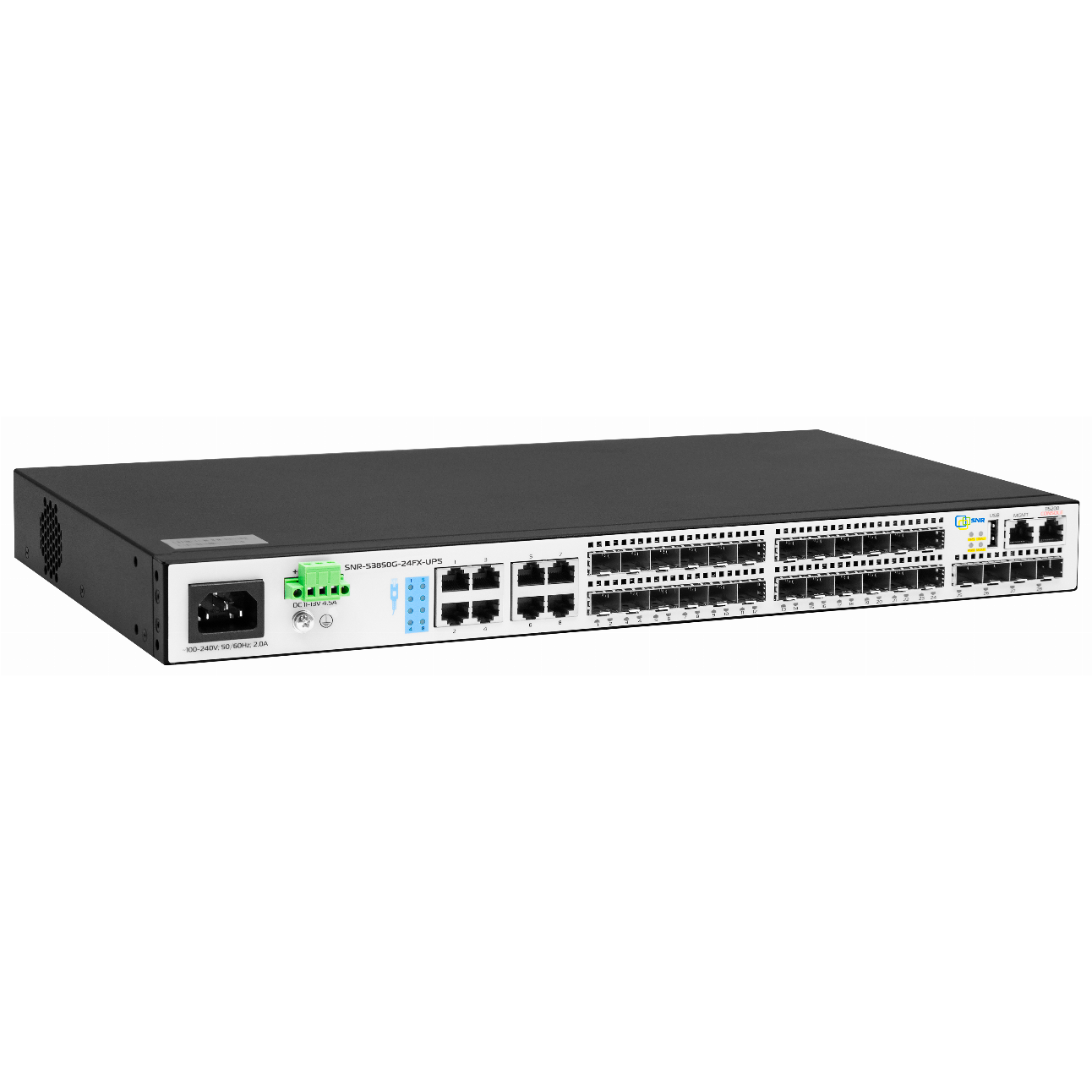 

Коммутатор SNR S3850G-24FX, управляемый, кол-во портов: 28x10/100/1000, кол-во SFP/uplink: 4x1 Гбит/с, установка в стойку (SNR-S3850G-24FX), S3850G-24FX