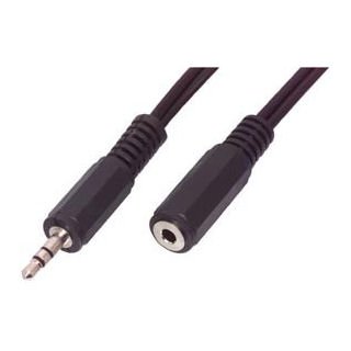 

Кабель соединительный Hama Jack 3.5-Jack 3.5(f), 2.5м, черный (H-99043300)