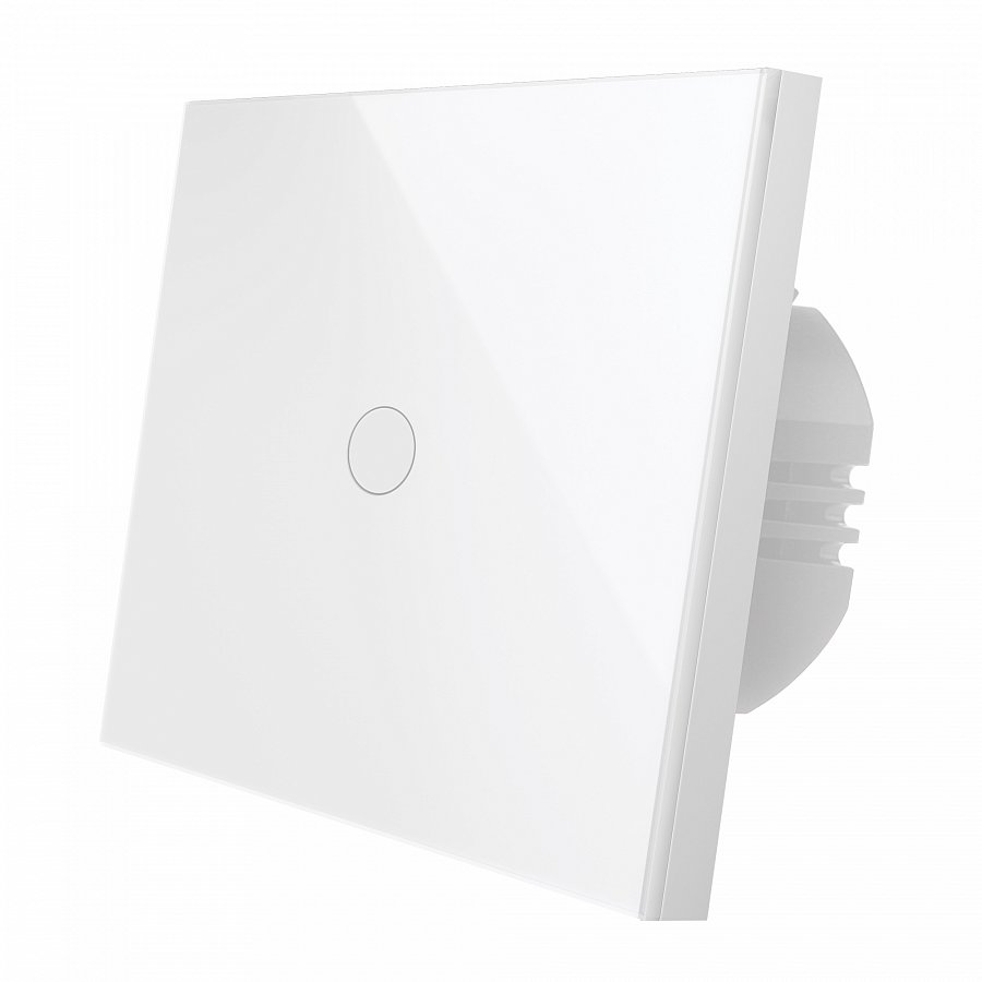 

Беспроводной выключатель Rubetek RE-3316, одноканальный сенсорный, WiFi 802.11b/g/n, 2.4GHz, WiFi, белый, RE-3316
