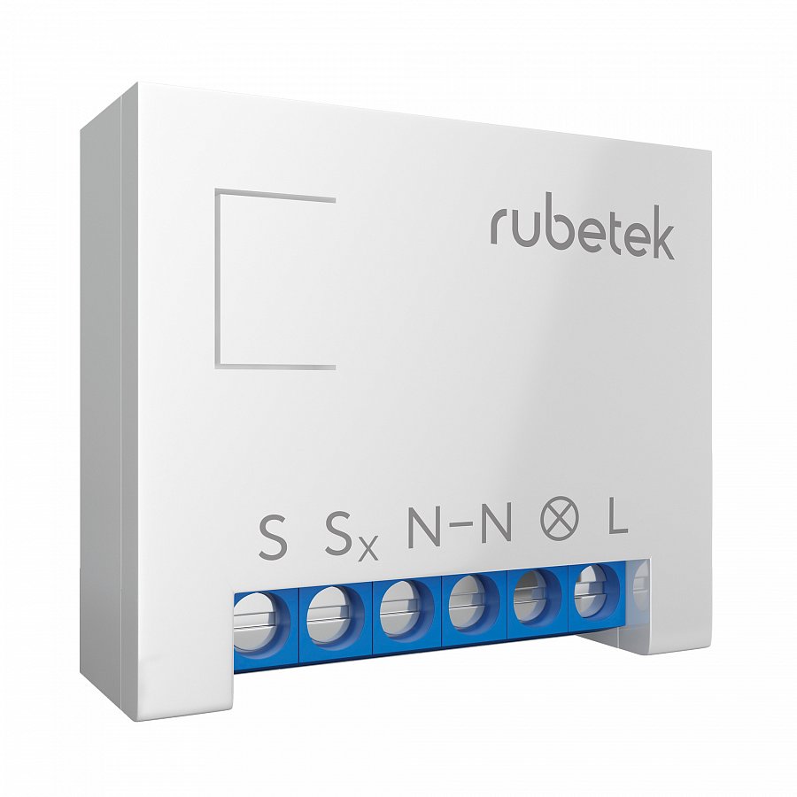 Блок управления Rubetek RE-3311, 1-канал, WiFi 802.11b/g/n 2.4GHz, RF 433MHz, белый