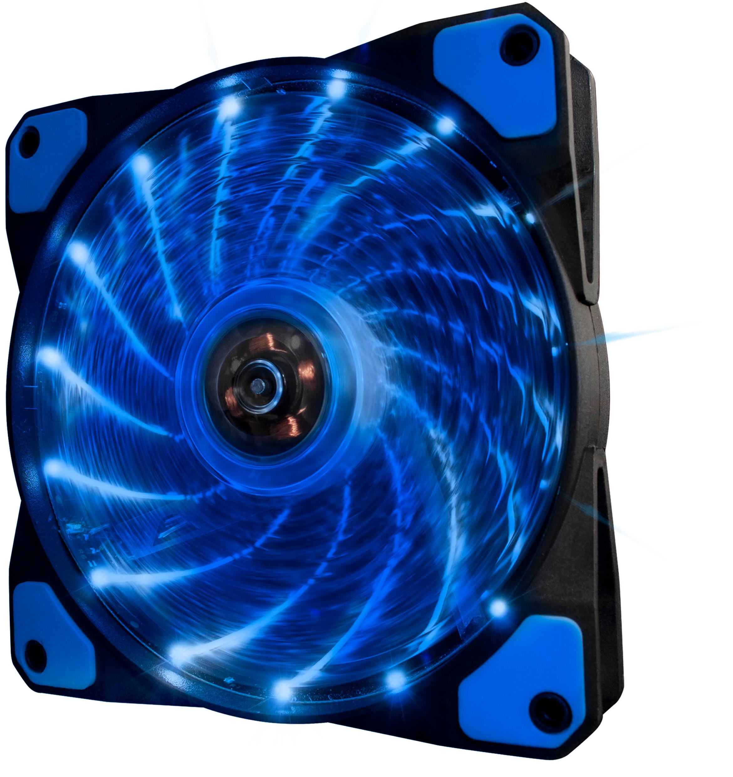 Вентилятор e2e4 OT-F120-3PM-LED-BL, 120 мм, 1шт (OT-F120-3PM-LED-BL)