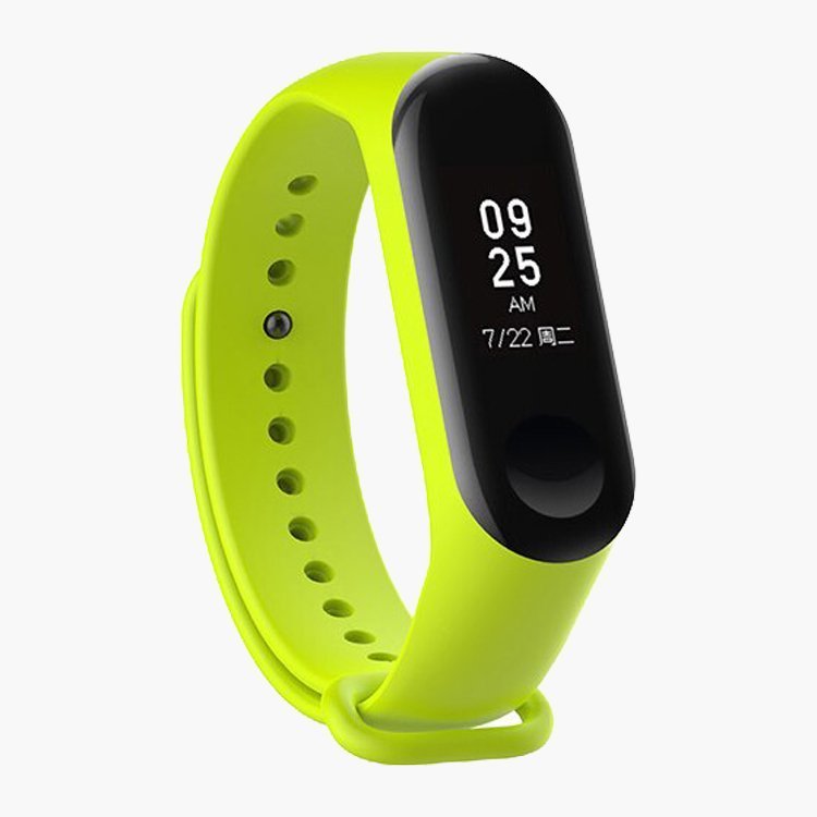 

Ремешок для Xiaomi Mi Band 3/Mi Band 4, силикон, зеленый (103180)