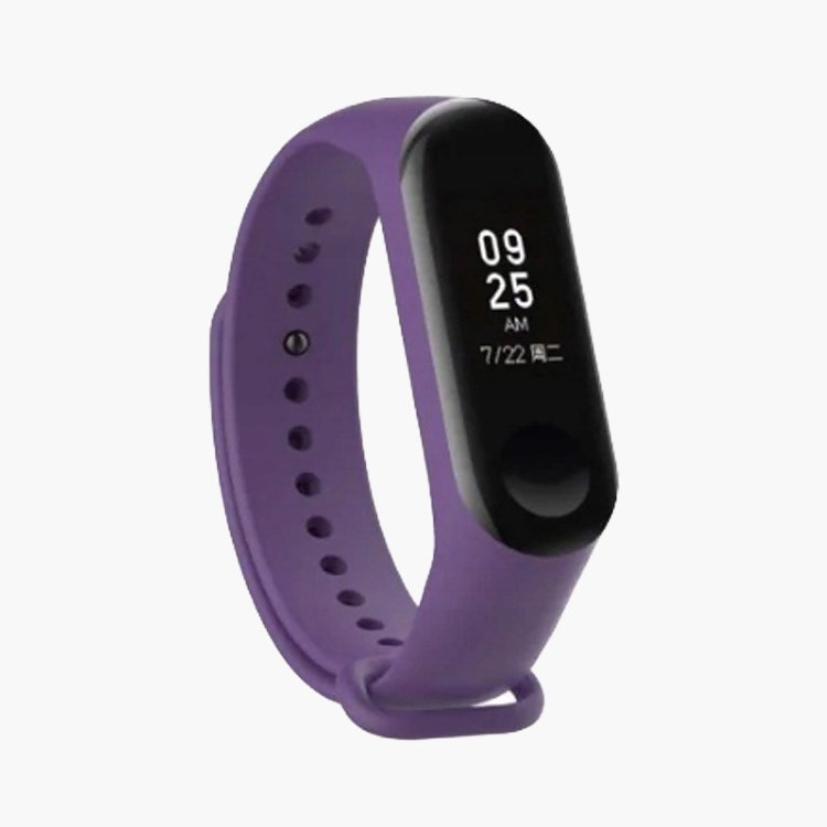 

Ремешок для Xiaomi Mi Band 3/Mi Band 4, силикон, фиолетовый (103173)