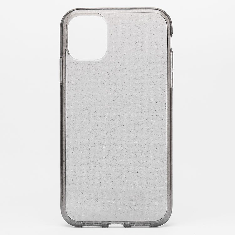 

Чехол-накладка SC123 для смартфона Apple iPhone 11, силикон, прозрачный черный (103365)