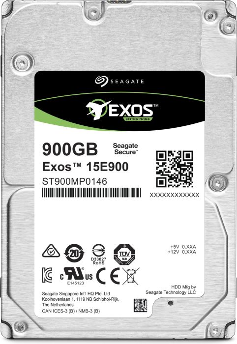 

Жесткий диск (HDD) Seagate 900Gb Exos 15E900, 2.5", 15K, 256Mb, 4Kn/512e, SAS 12Gb/s (ST900MP0146)