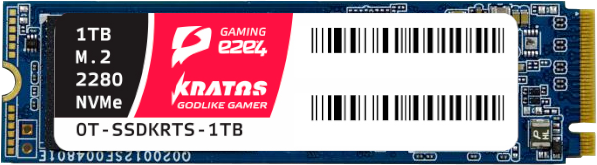 Твердотельный накопитель (SSD) e2e4 Gaming 1Tb KRATOS, 3D V-NAND, 2280, M.2, NVMe (OT-SSDKRTS-1TB) - фото 1