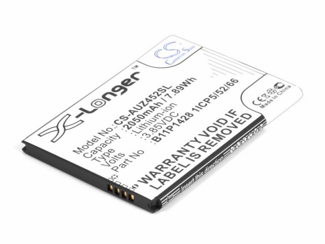 

Аккумулятор CameronSino CS-AUZ452SL для Asus ZenFone Go ZB452KG, Li-Ion, 2050, 3.7V (P104.00366), CS-AUZ452SL