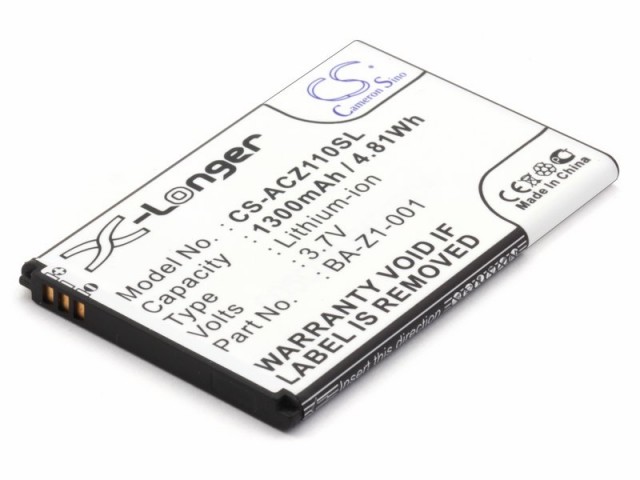 

Аккумулятор CameronSino CS-ACZ110SL для Acer Liquid Z110 Duo, 1300 (BA-Z1-001), CS-ACZ110SL