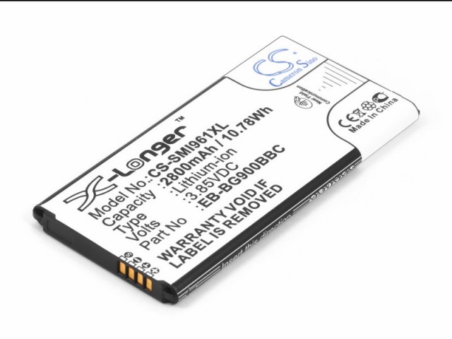 

Аккумулятор CameronSino CS-SMI961XL для Samsung EB-BG900BBE, NFC, Li-Ion, 2800, 3.85V (P104.00485), CS-SMI961XL