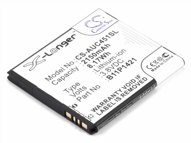 

Аккумулятор CameronSino CS-AUC451SL для Asus ZenFone C, 2150 (B11P1421), CS-AUC451SL