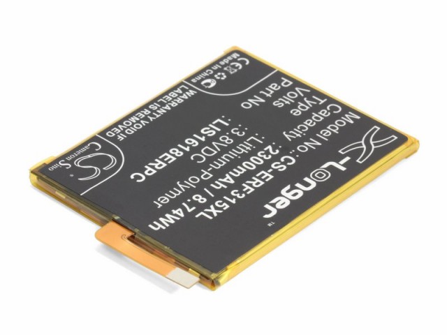 

Аккумулятор CameronSino CS-ERF315XL для Sony Xperia E5, XA, 2300 (LIS1618ERPC), CS-ERF315XL