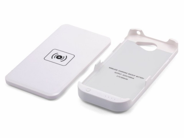 Чехол с аккумулятором с NFC зарядкой для смартфона LG E988 Optimus G Pro, белый