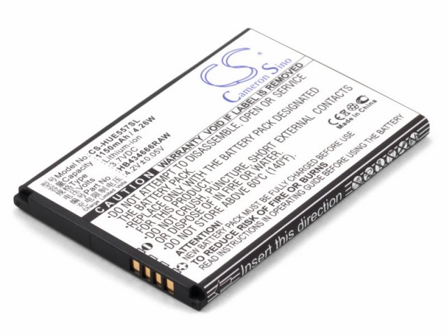 

Аккумулятор CameronSino CS-HUE557SL для Huawei E5573, Мегафон MR150-3, 1150 (HB434666RBC), CS-HUE557SL