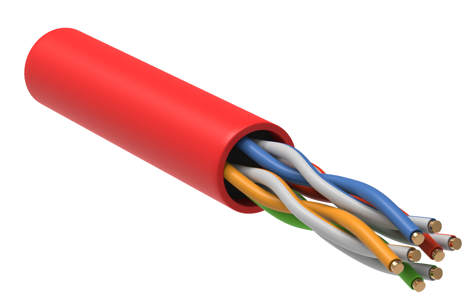 Витая пара ITK UTP кат.5e 4 пары CU 305м. (LC1-C5E04-124)
