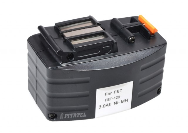 

Аккумулятор Pitatel 12V, 3Ah, Ni-Mh, для Festool BPH12T, TDD12 (TSB-003-FES12B-30M), BPH12T, TDD12