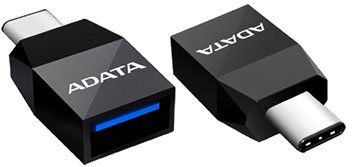 

Переходник Type-C-USB, ADATA, черный (ACAF3PL-ADP-RBK)