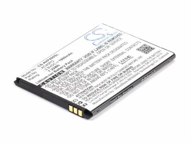 

Аккумулятор CameronSino CS-AVP400SL для Archos 40 Power (AC40PO, BS975), Li-Ion, 1900, 3.8V (P104.00807), CS-AVP400SL