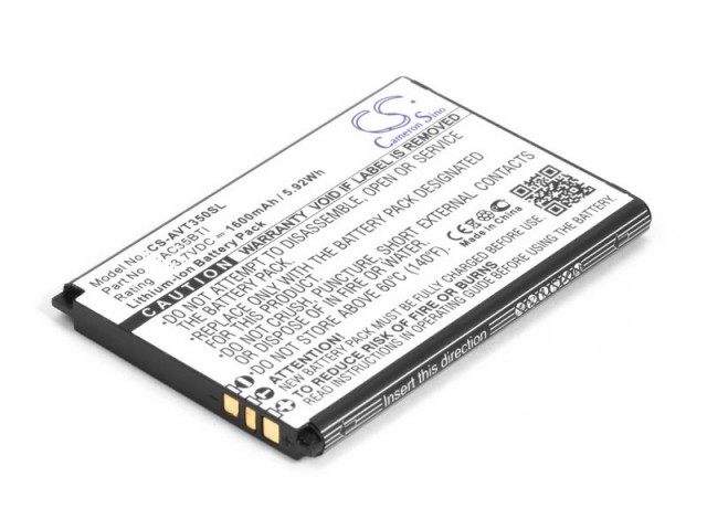 

Аккумулятор CameronSino CS-AVT350SL для Archos 35b Titanium (AC35BTI), Li-Ion, 1600, 3.7V (P104.00815), CS-AVT350SL