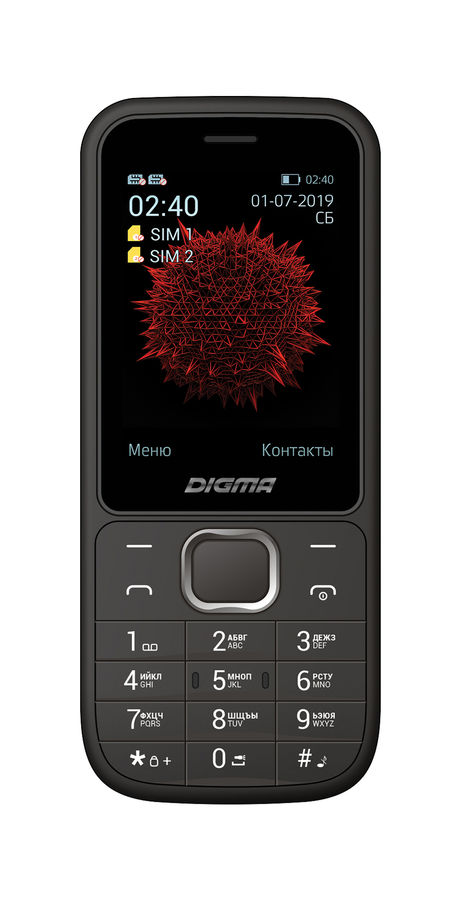 

Мобильный телефон DIGMA C240 Linx, 2.4" 320x240 TN, Spreadtrum SC6531E, 32Mb RAM, 32Mb, BT, 1xCam, 2-Sim, 800 мА·ч, micro-USB, черный, C240 Linx