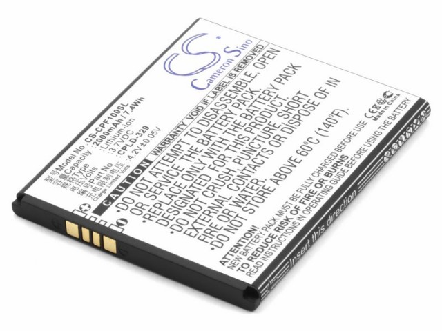 

Аккумулятор CameronSino CS-CPF100SL для Coolpad Great God F1 (CPLD-329), Li-Ion, 2000, 3.7V (P104.00865), CS-CPF100SL