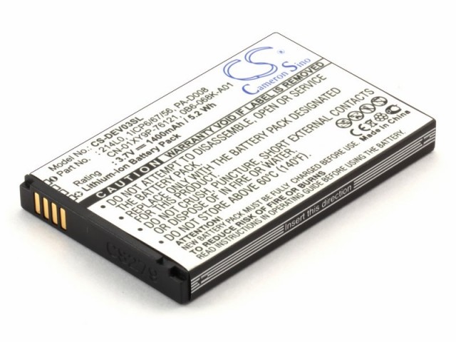

Аккумулятор CameronSino CS-DEV03SL для Dell Venue, Venue Pro (214L0), Li-Ion, 1400, 3.7V (P104.00868), CS-DEV03SL