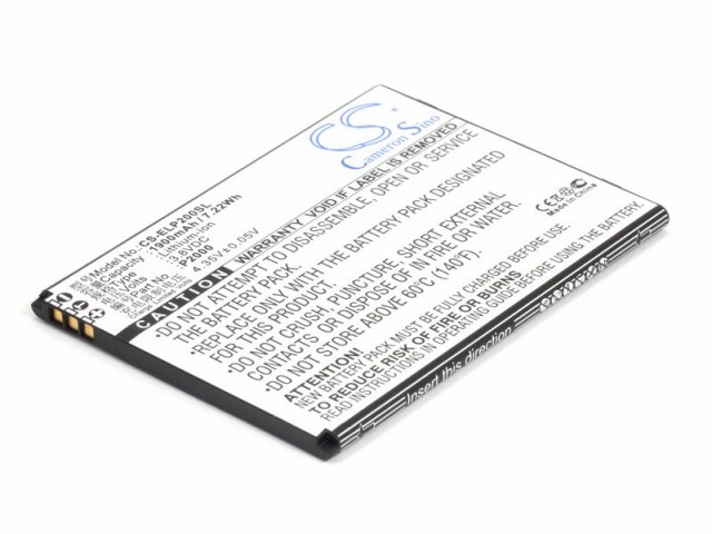 

Аккумулятор CameronSino CS-ELP200SL для Elephone P2000, Li-Ion, 1900, 3.8V (P104.00884), CS-ELP200SL