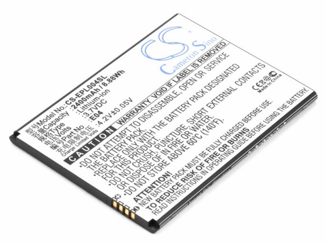 

Аккумулятор CameronSino CS-EPL004SL для Bluboo X6, Elephone ECOO E04 (E04), Li-Ion, 2400, 3.7V (P104.00887), CS-EPL004SL