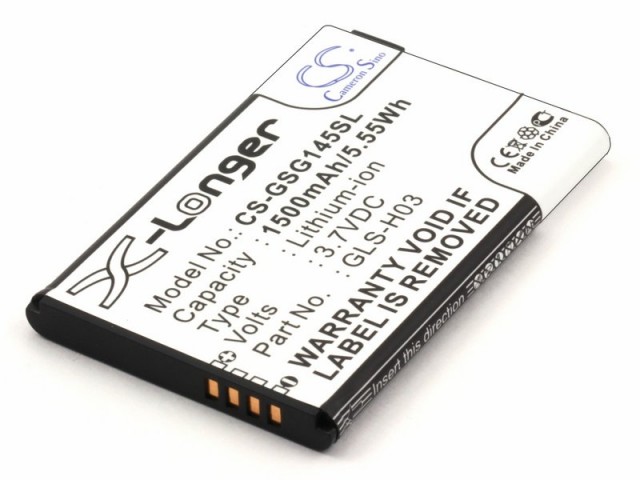 

Аккумулятор CameronSino CS-GSG145SL для Gigabyte GSmart G1345 (GLS-H03), Li-Ion, 1500, 3.7V (P104.00949), CS-GSG145SL