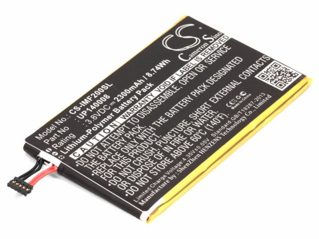 

Аккумулятор CameronSino CS-IMF200SL/CS-IMF200SL для InFocus M2 (UP140008), Li-Pol, 2300, 3.8V (P104.01039), CS-IMF200SL
