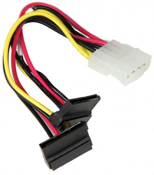 Кабель-переходник питания (адаптер) Molex(M)-2xSATA 15-pin(F) SuperMicro 15 см