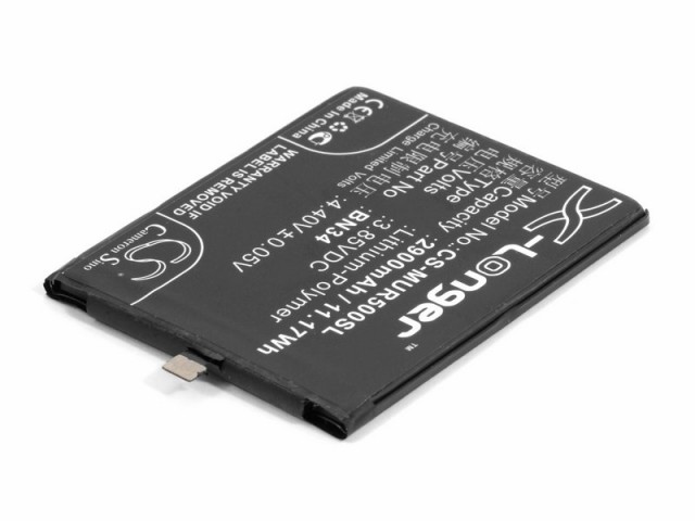 

Аккумулятор CameronSino CS-MUR500SL/BN34 для Xiaomi Redmi 5A, Li-Pol, 2900, 3.85V (P104.01153), CS-MUR500SL
