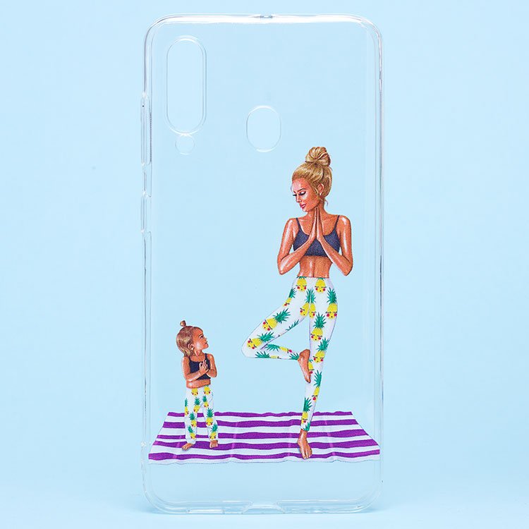 

Чехол-накладка SC155 для смартфона Samsung SM-A606 Galaxy A60, силикон, рисунок 002 (104196)