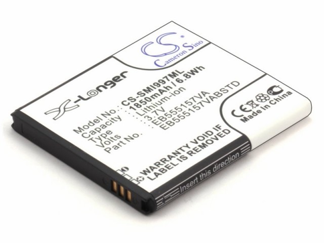 

Аккумулятор CameronSino CS-SMI997ML для Samsung SGH-i997, 1850 (P104.01396), CS-SMI997ML