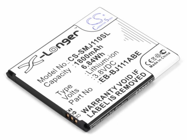 

Аккумулятор CameronSino CS-SMJ110SL для Samsung Galaxy J1 Ace, 1800 (P104.01397), CS-SMJ110SL