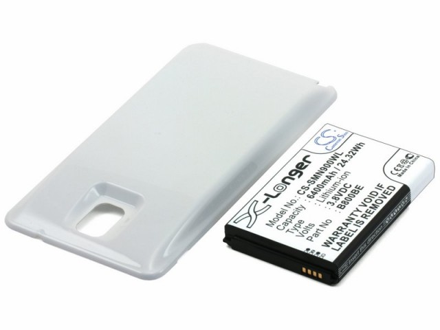 

Аккумулятор CameronSino CS-SMN900WL для Samsung Galaxy Note 3, 6400, белый (P104.01402), CS-SMN900WL