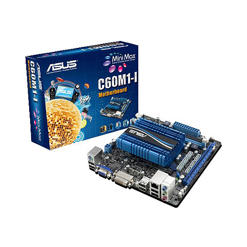 Материнская плата ASUS C60M1-I, AMD A50M, mini-ITX