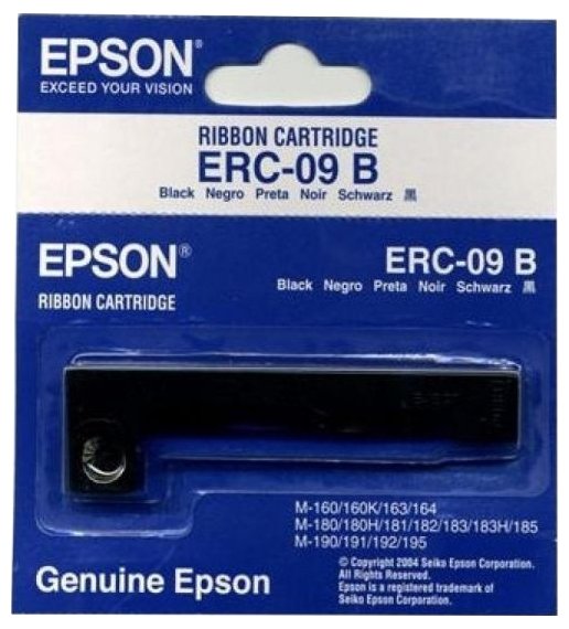 

Картридж Epson ERC-09B оригинальный для HX-20/M160/M180/M190, 220000 зн, черный (C43S015354), ERC-09B