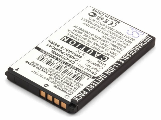 

Аккумулятор CameronSino CS-OT800SL для Alcatel One Touch 800, 802, 808, 800 (P104.01268), CS-OT800SL