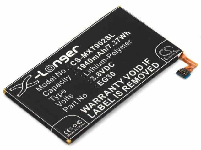 

Аккумулятор CameronSino CS-MXT902SL для Motorola Electrify M, RAZR i, RAZR M (EG30), Li-Pol, 1940, 3.8V (P104.01214), CS-MXT902SL
