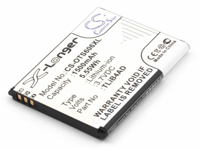 Аккумулятор CameronSino CS-OTS606XL для Alcatel One Touch 5040X (CAB1500008C1, TLiB4AD)