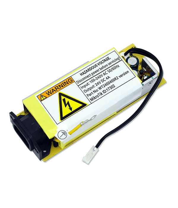 

Блок питания MikroTik 24V2APOW, 24V, 2.5A, 60W для CCR1009-7G-1C-1S+/CRS317-1G-16S+RM, 24V2APOW