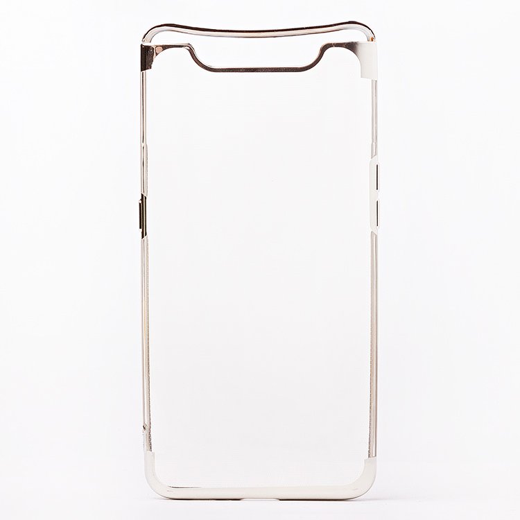 

Чехол-накладка SC152 для смартфона Samsung SM-A805 Galaxy A80, силикон, серебристый (103187)